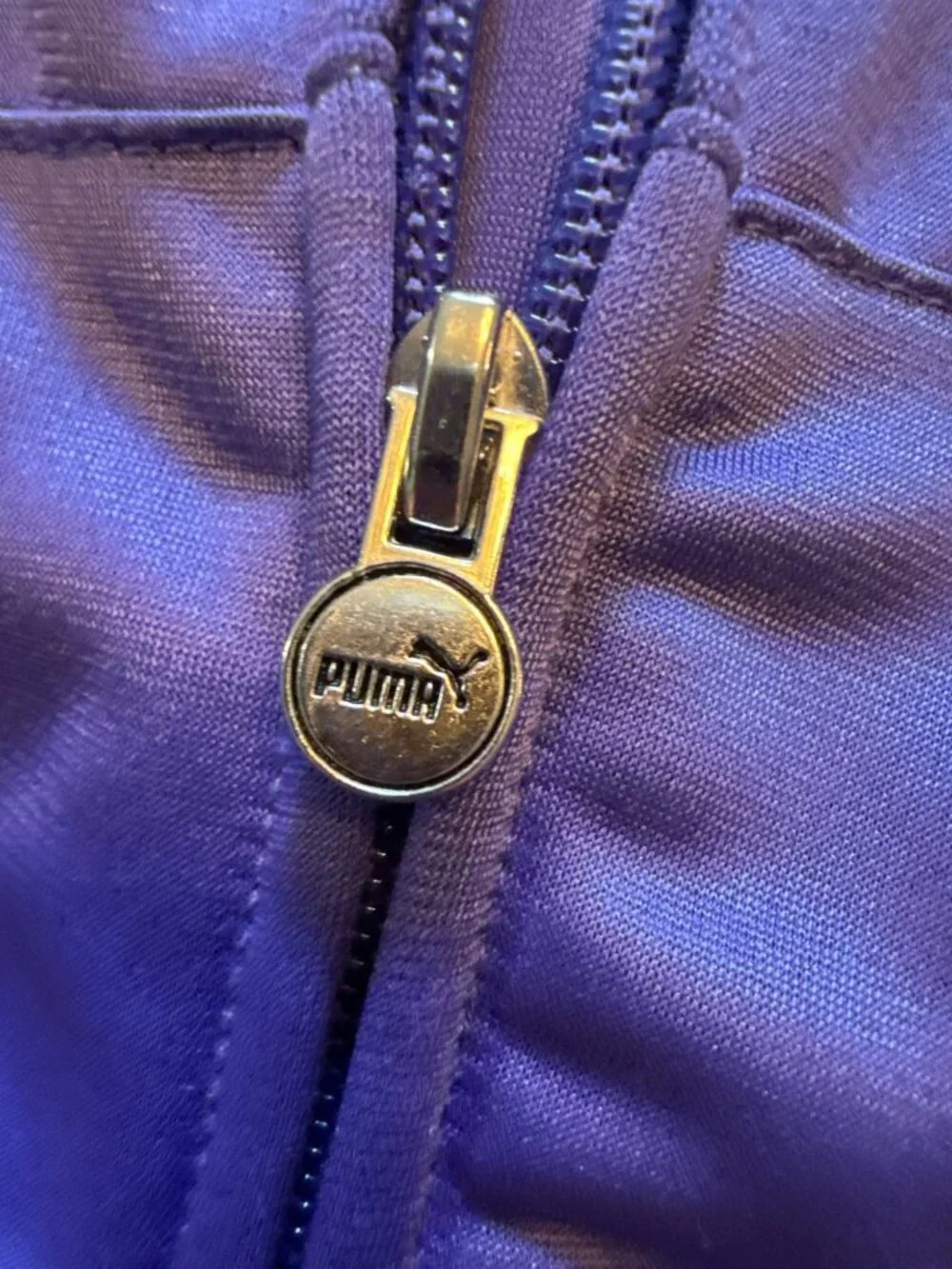 Puma Toddler 2-Piece Purple Tracksuit With Zip-Up Jacket & Pants 18M - Picture 3 of 4